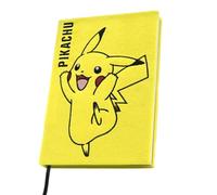 ABYSTYLE - Cuaderno A5 Premium Pokemon Pikachu Peluche - Producto oficial - Tapa dura - Páginas con líneas - Elástico de cierre