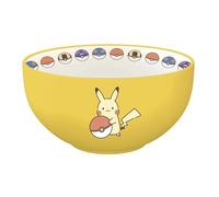 ABYSTYLE - Cuenco Pokemon Pikachu tipo eléctrico - Producto oficial - Capacidad 600 ml - Cerámica resistente - Compatible con microondas y lavavajillas