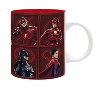 Taza Flash Grupo Batman Y Supergirl The Flash DC Cerámica 320 mls
