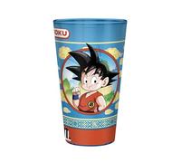 ABYSTYLE - DRAGON BALL Cristal XXL Goku & Nube Mágica - Producto Oficial - Vidrio Premium - Capacidad 400 ml