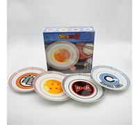 ABYstyle Set de 4 platos de postre Dragon Ball con emblemas