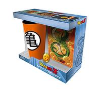 ABYSTYLE Dragon Ball - Juego de regalo de cristal y cuaderno A6 y pin de metal (400 ml)