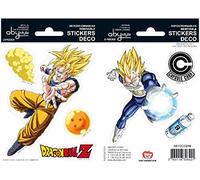 ABYSTYLE - Dragon Ball - Pegatinas - 16x11cm - Goku/Vegeta