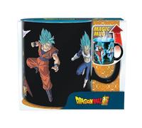 ABYSTYLE - Dragón Ball Super Taza Heat Change 460 ml Saiyans vs Black