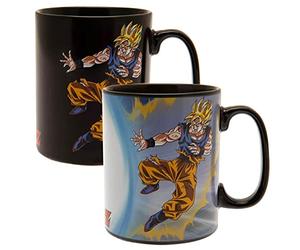 ABYSTYLE - DRAGON BALL - Taza con cambio de color - 460 ml -Goku VS Buu