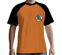 ABYSTYLE Dragon Ball Z - Kame Symbol Hombre Camiseta Naranja/Negro M 100% algodón Regular