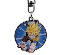 ABYSTYLE - Llavero Goku Super Saiyan, multicolor, Dimensions : diamètre environ 3,6 cm