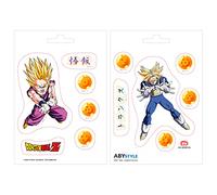 ABYSTYLE DRAGON BALL Z Mini Pegatinas Gohan & Trunks 16 x 11 cm