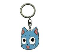 ABYSTYLE FAIRY TAIL - Llavero de cabeza Happy, azul, Talla única