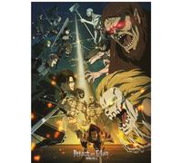 ABYstyle Pósteres El ataque de los titans Chibi Set 2 Multicolor 52 x 38 cm