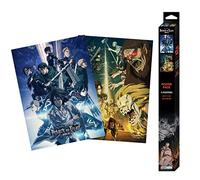 ABYstyle GBEye - El ataque de los titans Set 2 Chibi Posters Set 2, Multicolor, 52 x 38 cm