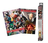 Abystyle gbeye one punch man set 2 chibi posters saitama & genos