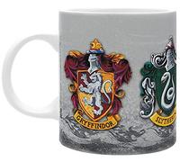Harry Potter - Taza de 320 ml con diseño de las 4 casas de Harry Potter ㅤ
