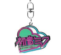 ABYSTYLE - HATSUNE MIKU - Llavero corazón, gris, H. 3.8 cm x L. 4,2 cm