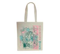 ABYSTYLE - HATSUNE MIKU Tote Bag Gráfico, beige, Dimensions : 37 x 42 cm.