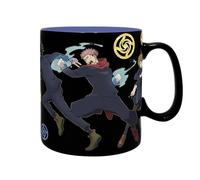 ABYSTYLE - JUJUJUTSU KAISEN - Taza termo-reactiva Grupo - Producto oficial - Capacidad 460 ml - Efecto térmico