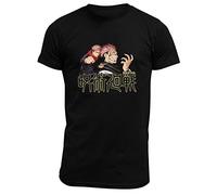 ABYstyle Jujutsu Kaisen - Itadori & Sukuna - Camiseta Homme XXL Negro