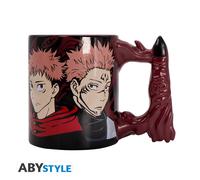 ABYSTYLE Jujutsu Kaisen Sukuna's Finger - Taza de cerámica 3D para café y té, 460 ml / 15.5oz