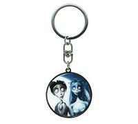 ABYSTYLE - Llavero, diseño con texto Victor & Emily, color gris, diámetro aproximadamente 3,5 cm, gris, diámetro aprox. 3,5 cm, gris, Diamètre environ 3.5 cm