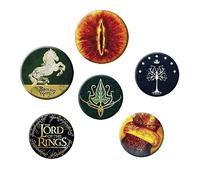 ABYstyle LORD OF THE RINGS - Pack de insignias de símbolos, Aluminio