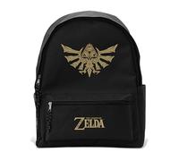 ABYSTYLE - Mochila THE LEGEND OF ZELDA Hylian - Producto oficial Nintendo - Diseño emblemático - Acabados dorados - Formato 40 cm