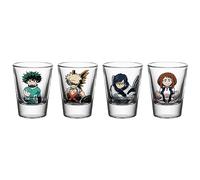 ABYSTYLE MY HERO ACADEMIA - Juego de 4 disparos de héroes