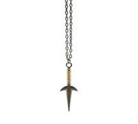 ABYSTYLE Naruto Shippuden Collar con colgante de minato de cuarta Hokage Kunai, cadena de 24 pulgadas, accesorios de anime