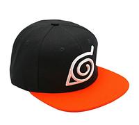 ABYSTYLE - Naruto Shippuden - Gorra - Negro y Naranja - Konoha