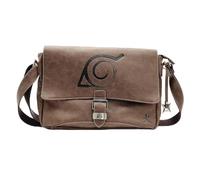 ABYSTYLE Naruto Shippuden Konoha Village - Bolsa de hombro de 15 x 2 x 12 pulgadas, bolsa de manga de anime, accesorios, regalo, Marrón