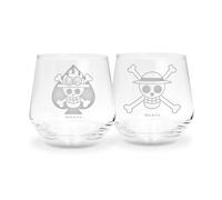 ABYSTYLE - One Piece - Juego de 2 vasos - Luffy & Ace
