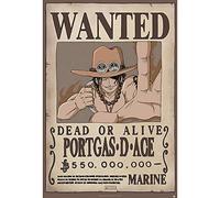 ABYSTYLE - Póster Wanted Ace One Piece 61x91.5cm ㅤ