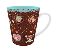 ABYSTYLE - One Piece - Taza de té Chibi Whole Cake Island - Producto oficial - Capacidad 320 ml - Cerámica