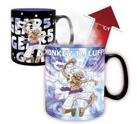 ABYSTYLE - One Piece - Taza termoreactiva Gear 5th - Producto oficial - Capacidad 460 ml - Efecto térmico