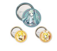 ABYSTYLE - Pack de insignias HATSUNE MIKU Miku & Friends - Producto oficial