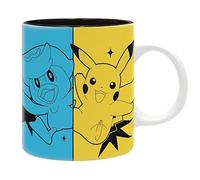 Taza abystyle pokemon - iniciales escarlata y purpura