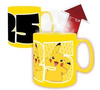 ABYSTYLE Pokémon Pikachu 25 - Taza de cerámica con cambio de calor para café y té, 460 ml, taza Pokémon, taza de café, mercancía Pokémon, regalos Pokémon