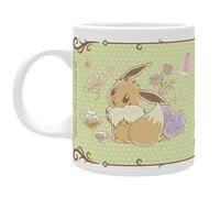 ABYSTYLE Pokémon Pikachu & Eevee Café - Taza de cerámica para café y té de 320 ml | Taza Pokémon | Taza de café | Mercancía Pokémon | Regalos Pokémon