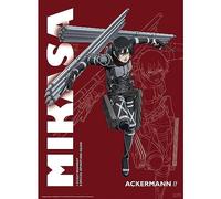 ABYSTYLE Póster Attack On Titan Season 4 Mikasa 38x52cm