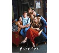 ABYSTYLE - Póster Friends Grupo Iónico - Producto oficial - Tamaño 91,5 x 61 cm - Papel laminado de alta calidad - Póster serie TV Cultissime