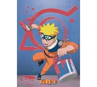 ABYSTYLE - Póster Naruto & emblema Konoha (52 x 38 cm)