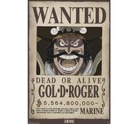 ABYstyle Póster One Piece Wanted Gol,D, Roger 61x91,5cm