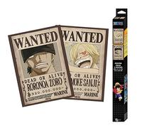 Set 2 Posters Chibi One Piece Wanted Zoro et Sanji