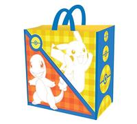 ABYSTYLE - Shopping Bag Pokemon Starters Kanto - Producto oficial - Gran formato reutilizable - Pikachu, Bulbizarre, Salamèche & Carapuce