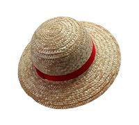 ABYSTYLE - Sombrero de paja Luffy - Producto oficial - Talla adulto - Accesorio Cosplay pirata - Sombrero icónico