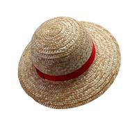 ABYSTYLE - Sombrero de paja Luffy - Producto oficial - Talla infantil - Accesorio Cosplay pirata - Sombrero icónico