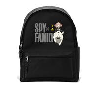 ABYSTYLE - SPY X FAMILY Mochila Anya et Bond, Negro , Dimensions : 42 x 31 x 14 cm