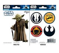 AbyStyle - Stickers - Star Wars 16x11cm Yoda/Symboles - 3760116310338