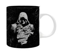 ABYSTYLE - Taza ASSASSIN'S CREED Edward Kenway & Crest - Producto oficial - 320 ml - Cerámica