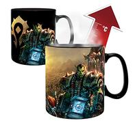 ABYSTYLE Taza de porcelana que cambia de calor, World of Warcraft Azeroth, 460 ml