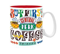 ABYSTYLE - Taza FRIENDS Central Perk Vibes - Producto oficial - Gran contenedor 460 ml - Cerámica de alta calidad - Diseño serie TV